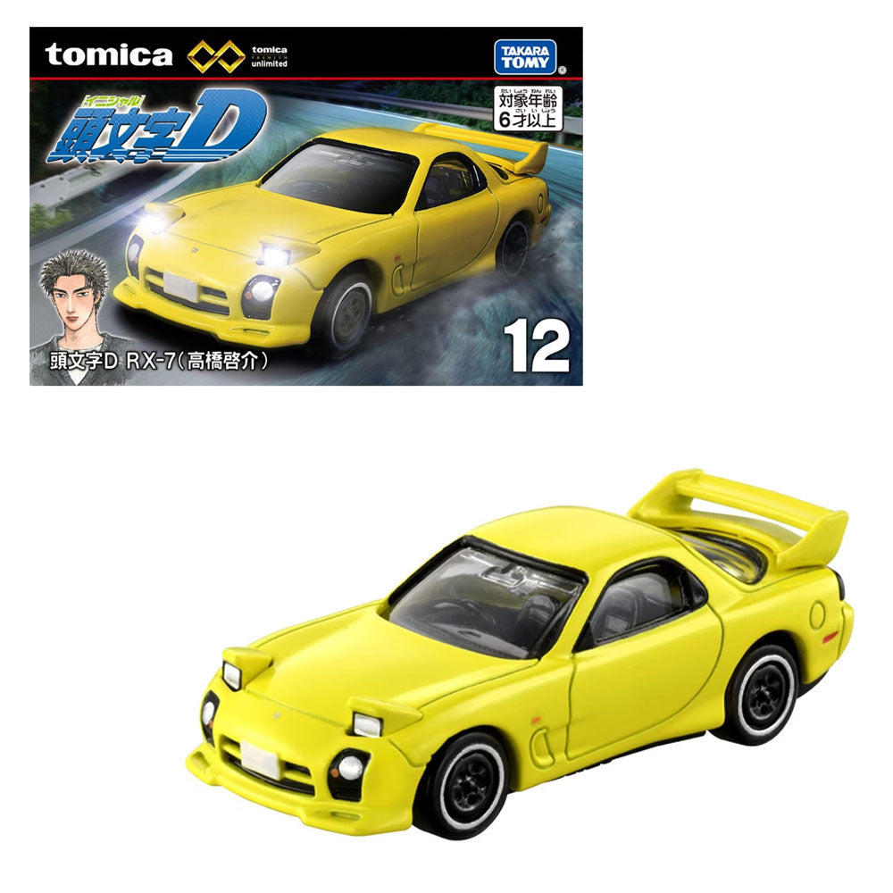 TOMICA PREMIUM UNLIMITED 12 INITIAL D RX-7 KEISUKE TAKAHASHI TOMICA PREMIUM UNLIMITED 12 INITIAL D RX-7 KEISUKE TAKAHASHI